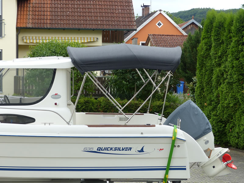 Bimini Quicksilver 635 Pilothouse Biminitop Sonnenschutz  04