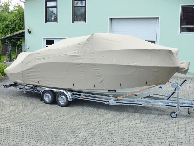 Ganzpersenning Quicksilver activ 805 sundeck Vollpersenning 05