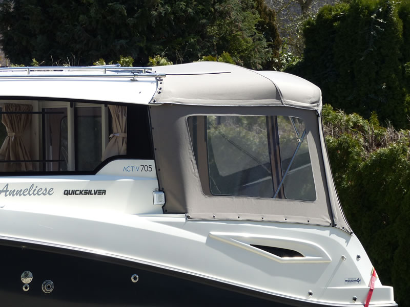 Verdeck Quicksilver activ 705 cruiser Bootsverdeck 04
