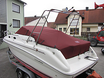 Persenning Sea Ray 240 DA Sundancer Bootspersenning 06