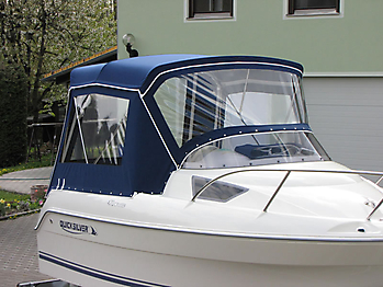 Verdeck Quicksilver 470 Persenning  08