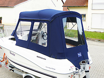 Verdeck Quicksilver activ 430 cabin Bootsverdeck Persenning 08