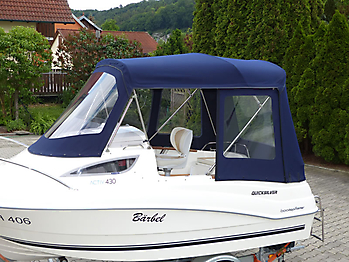 Verdeck Quicksilver activ 430 cabin Bootsverdeck Persenning 11