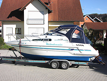 Verdeck Sealine 240 Bootsverdeck Persenning 03