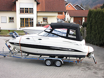 Verdeck Stingray 250CS Bootsverdeck Persenning 01