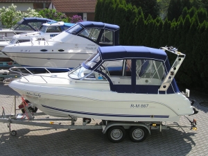 Verdeck Quicksilver 645 Daycruiser Bootsverdeck Persenning