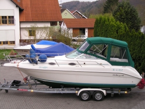 Verdeck Sea Ray 250 Sundancer Bootsverdeck Persenning