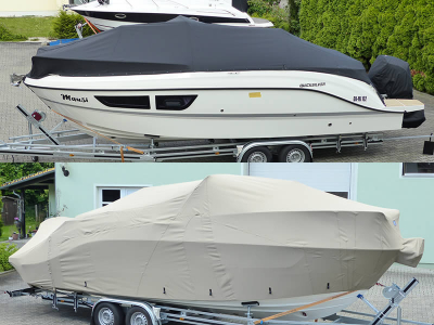 Persenning Quicksilver activ 805 sundeck Ganzpersenning